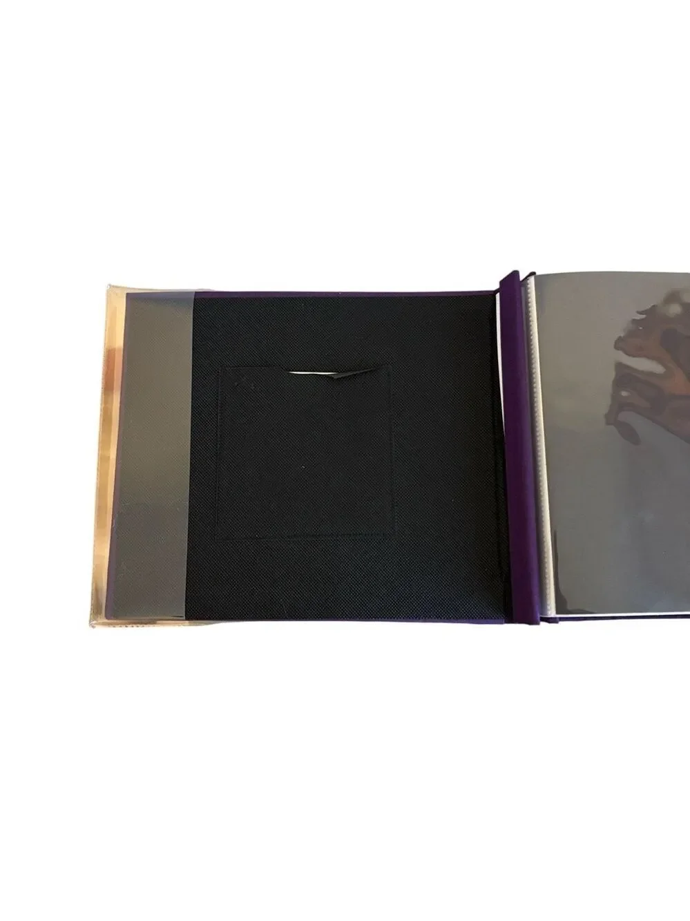 Recollections 8 x 8 Scrapbook Album Post Bound Photo Safe Purple New